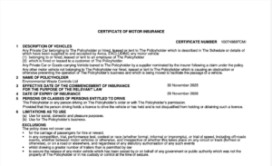 Motor Insurance